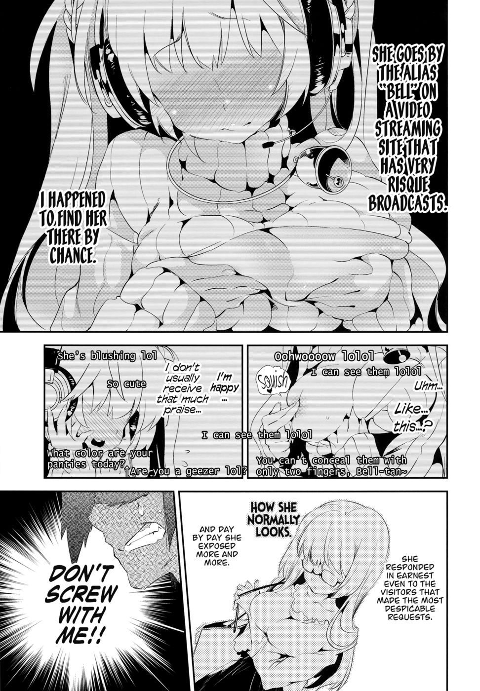 Hentai Manga Comic-Live Streaming Accident - Sex Face-Read-5